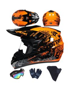 Set casco integrale da moto per bambini per ATV e guida off-road